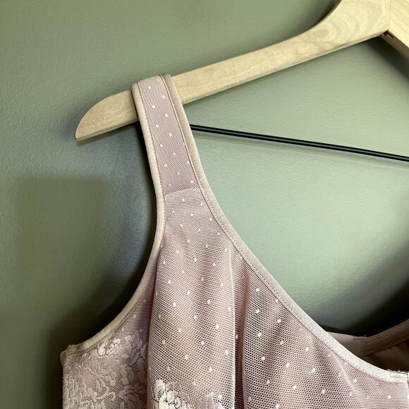 Soma Stunning Support Unlined Minimizer Bra Size 40G Adobe Rose Nude Pink Mauve - Picture 3 of 16